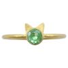 Marie-Helene De Taillac 22KYG 0.21ct Peridot Little Cat Ring Ring Yellow GoldUsed