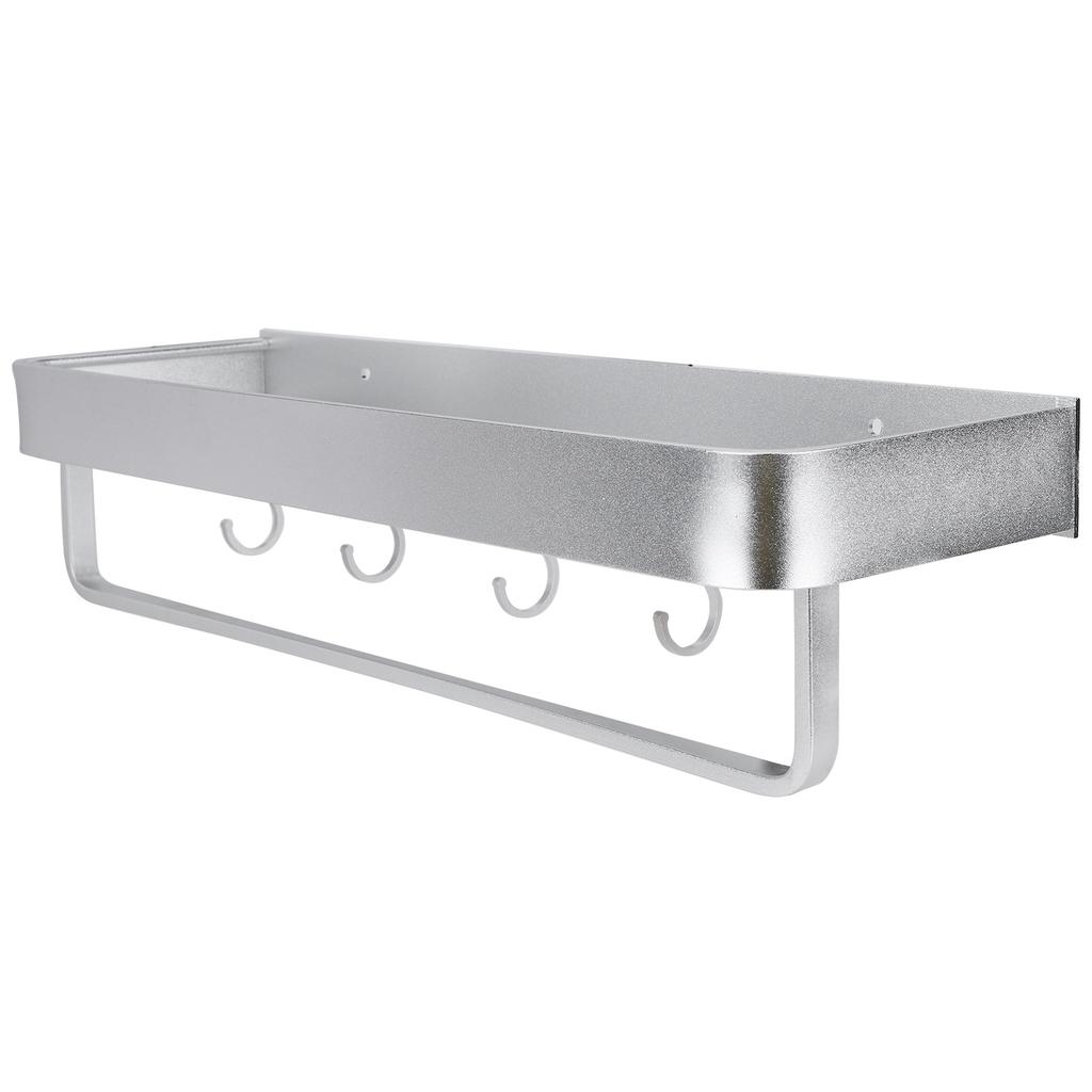 WallMounted Storage Rack Shower Shelf Multifunctional Storage Holder for Kitchen Bathroom(40cm