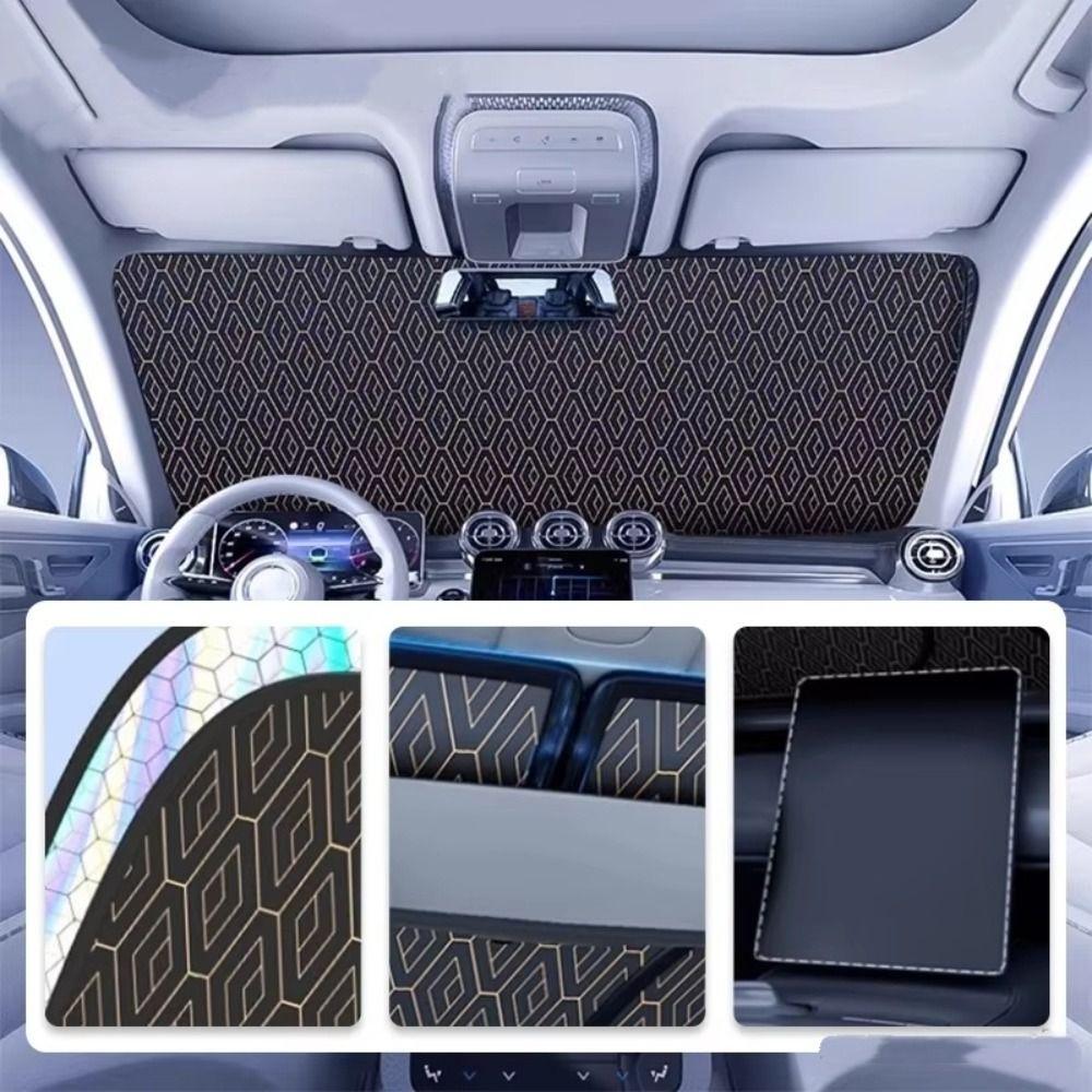 Thicken Auto Sun Protection Visor 5-Layer Car Sun Shade Car Windshield Cover  Front Sunshade