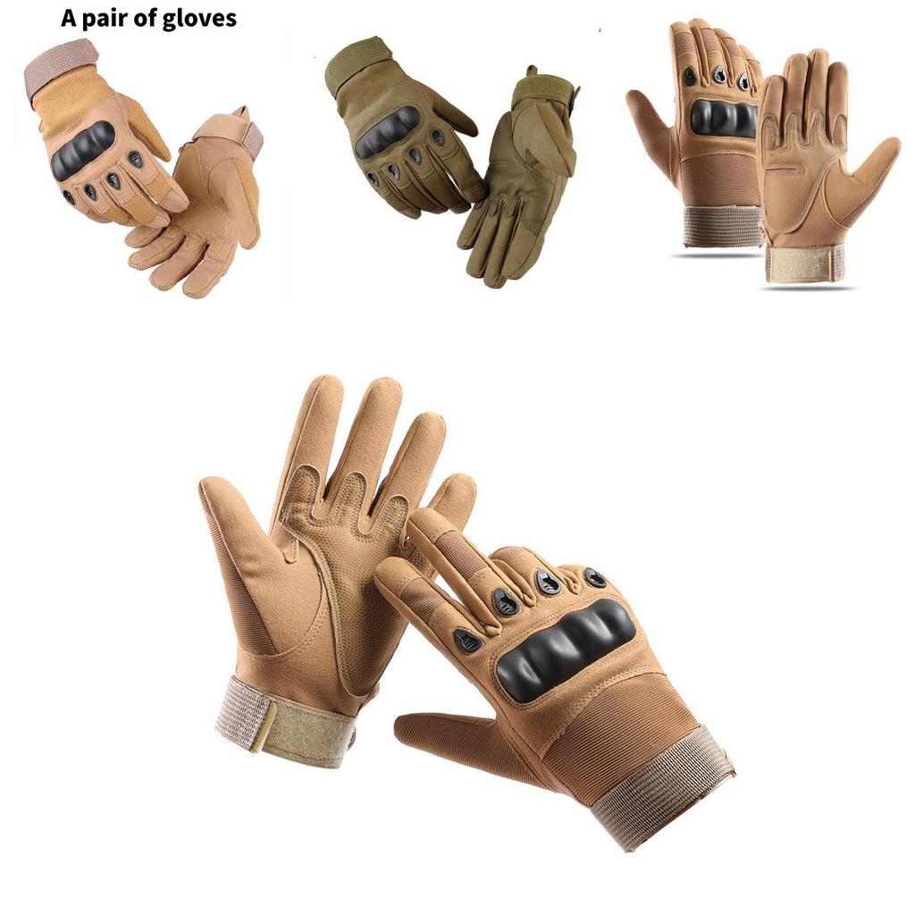 Mens Sports Half Finger Full Finger Tactical Gloves With Breathable Nylon For Bike Riding