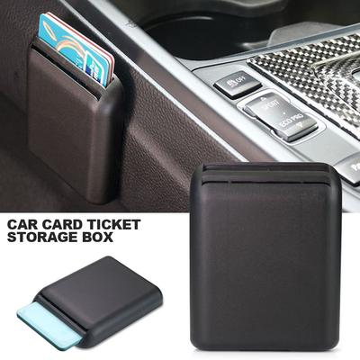 Universal Multifunction Car Interior Card Storage Box Car Card Slot Car Organizer Accessories Auto Seat Crevice Ticket Bracket Stand