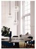 Nordic Minimalist Glass Ball Pendant Light for Cafe, Restaurant, Bar, Window, or Bedside.