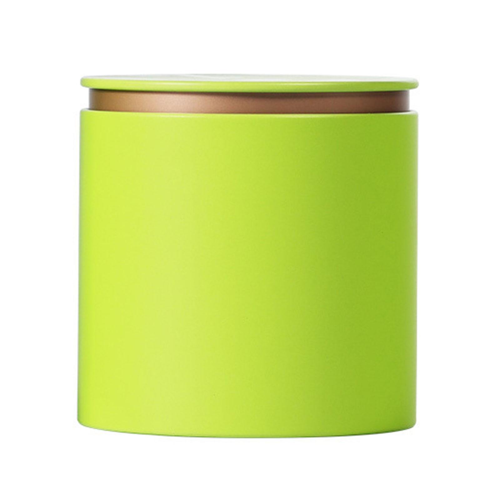 Unique Tea Storage Metal Tea Box Can for Loose Tea Herbs Stash Jar Tea Container Gift Box Metal Tea Canister Storage small