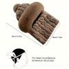 1pc Women Fleece Hat & Snood Set, Windproof Warm Integrated Pullover for Cycling Ski Cold Proof,The Perfect Christmas Gift