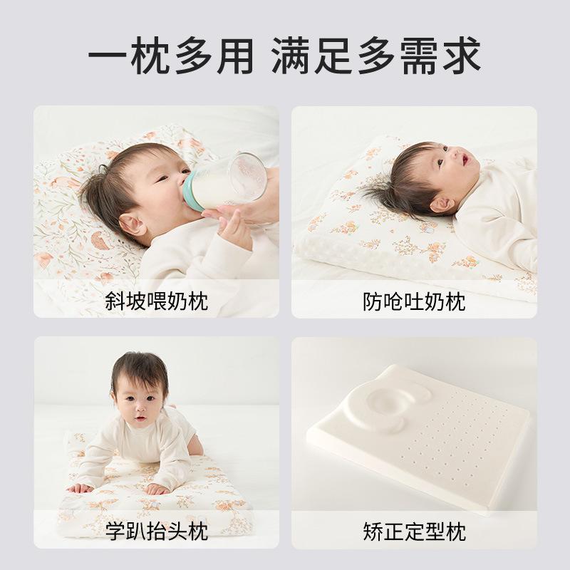 Baby Anti-vomiting Slope Cushion and Pillow for Newborns, Anti-colic and Anti-gas Two-in-one Feeding and Sleeping Aid