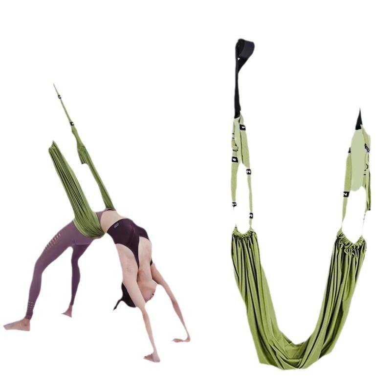 1 Stück Aerial Yoga Hängeseil für den Heimgebrauch, Ausrüstung für Spagat-, Handstand- und Rückbeugentraining, Tür-Dehnband, Elastisches Band