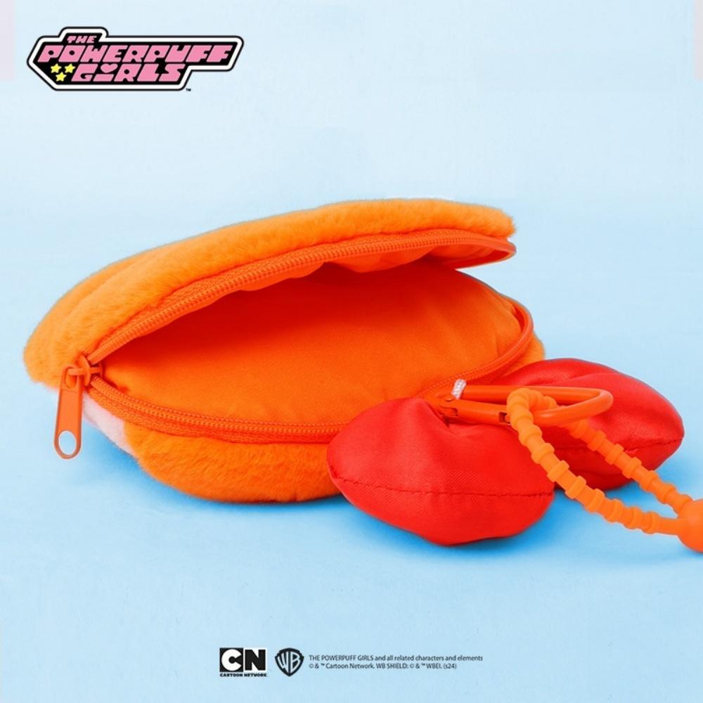 Genuine The Powerpuff Girls Coin Purses Blossom Bubbles Cartoon Plush Toy Lipstick Portable Storage Bag Earphone Bag Girls Gifts