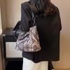 Women'S Canvas Shoulder Bags Eco Reusable Retro Ethnic Shopper Fashion Large Capacity Handbags Casual Simple Bag