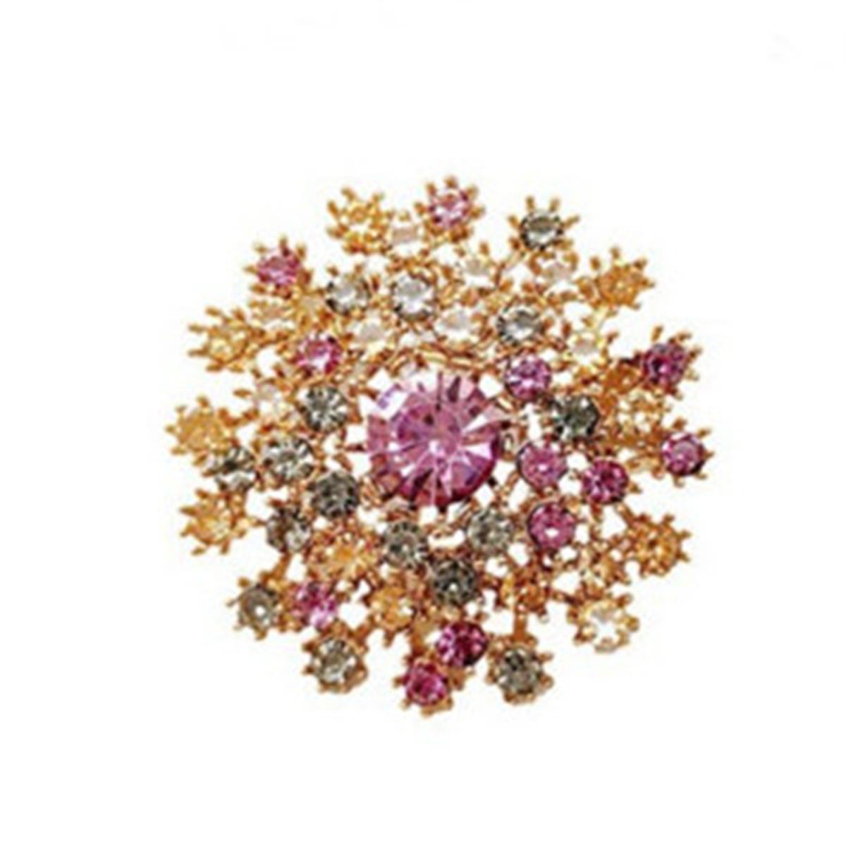 1Pc Exquisite Charm Dandelion Brooch Fashionable Personality Pin Luxurious Temperament Jewelry Accessories Party Banquet Gifts