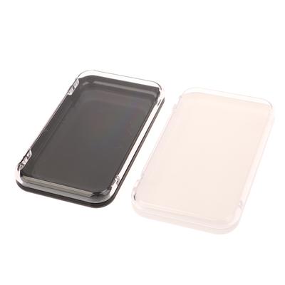 Plastic Clear Jewelry Box Press-On Nail Storage Case Rectangle Storage Box For False Nails Display And Salon Essentials With Lid