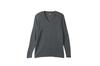 Hanes Long Sleeve Size L Size Men's V-Neck T-Shirt (HM4-Q509A), Charcoal, (Japan L)