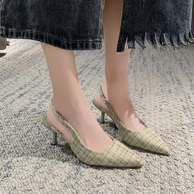 Fashion 2024 Spring and Autumn New High Heel Women's Shoes A Small Crowd with Pointed Thin Heels and Shallow Mouth Sexy Single Shoes
