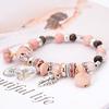 SCIONE 2020 Fashion Bohemian Small Fresh Crystal Wooden Beads Retro Ladies Bracelet