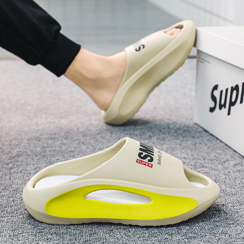 Thick Sole Summer Slippers Large Men's and Women's Slippers Casual Anti-slip Beach Shoes Men Slippers Home Slippers