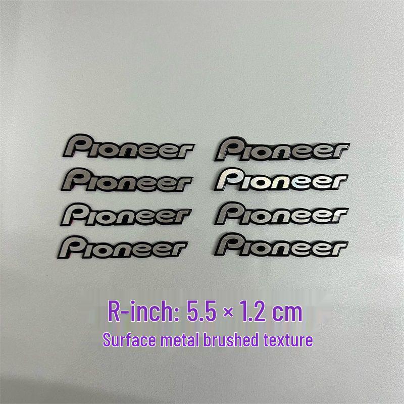 Dekorative Metallaufkleber für Auto-Audio-Lautsprecher von Bose, Harman Kardon, JBL.