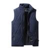 New down cotton vest autumn and winter couple warm vest Korean version trend removable hat outer wear thickened vest