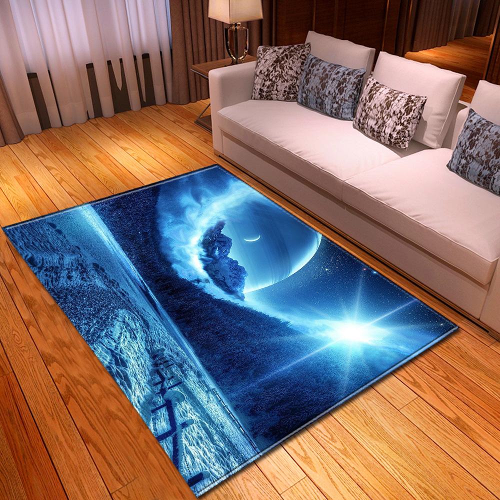 Simple Starry Sky Living Room Carpet Bedroom Dining Room Floor Mat Pattern Size