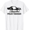 Project Manager Classic Car Restoration Mechanic Design T-Shirt