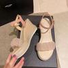 Fashion Mesh Wedges Heel 2025 Luxury Woman Shoes Cheap Liquidation New Breathable Fashion High Quality Summer Offers Sandals for Women