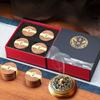 Aromatherapy and Meditation Coil Incense Brass Incense Burner Gift Set - 160 Natural Coils In 4 Scents - Long Lasting 4 Hours
