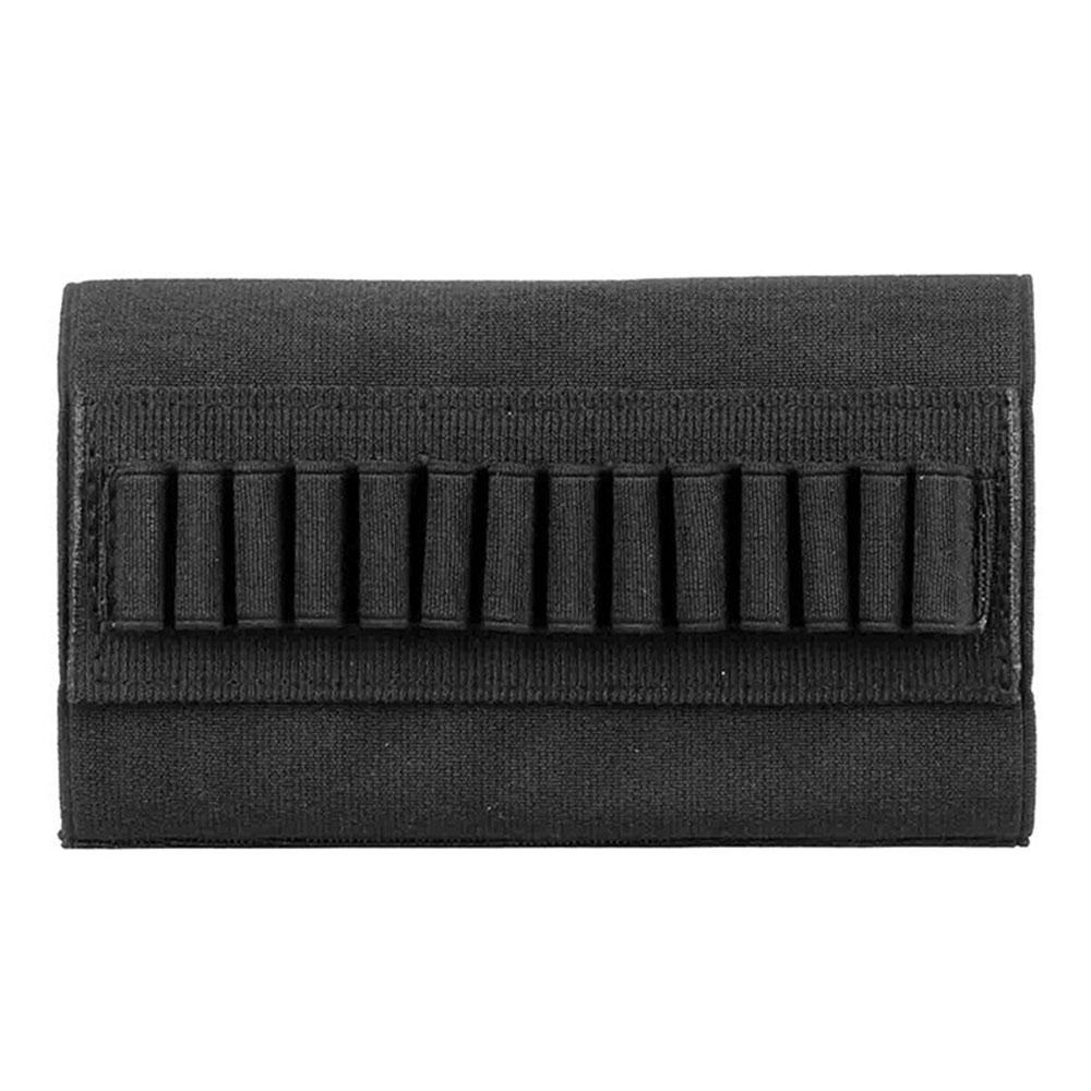 

14-Round Shell Holder Bag Pouch Rifle Ammo Bullet Carrier Holder Buttstock Cartridge for 5.56 Bullet Hunting Accessories