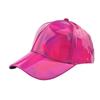 Unisex PU Rainbow Changing Baseball Hat Adult Laser Hip Hop Cap Outdoor Casual Snapback Shiny Party Dressing Hat