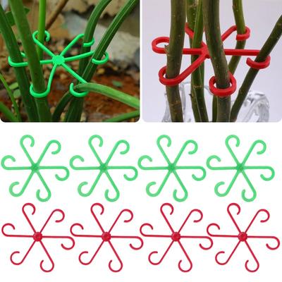 4PCS Reusable Plant Stem Folding Frame Garden Tools No Stake Trellis Plant Stem Support Support Branches Stem Organizer