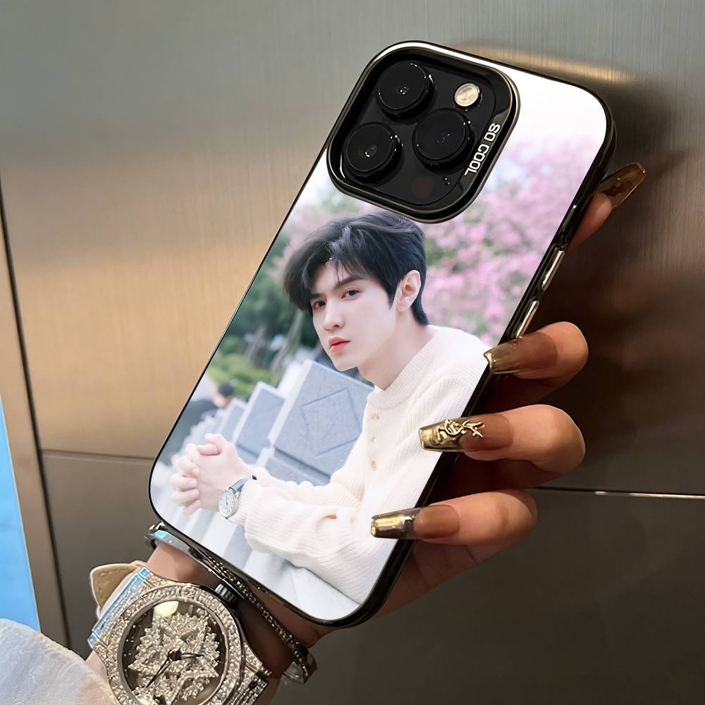 C- Chen Zheyuan-Actor Phone Case For iPhone 17,16,15,14,13,12,11 Plus Pro Max Colored Silver Phone Case
