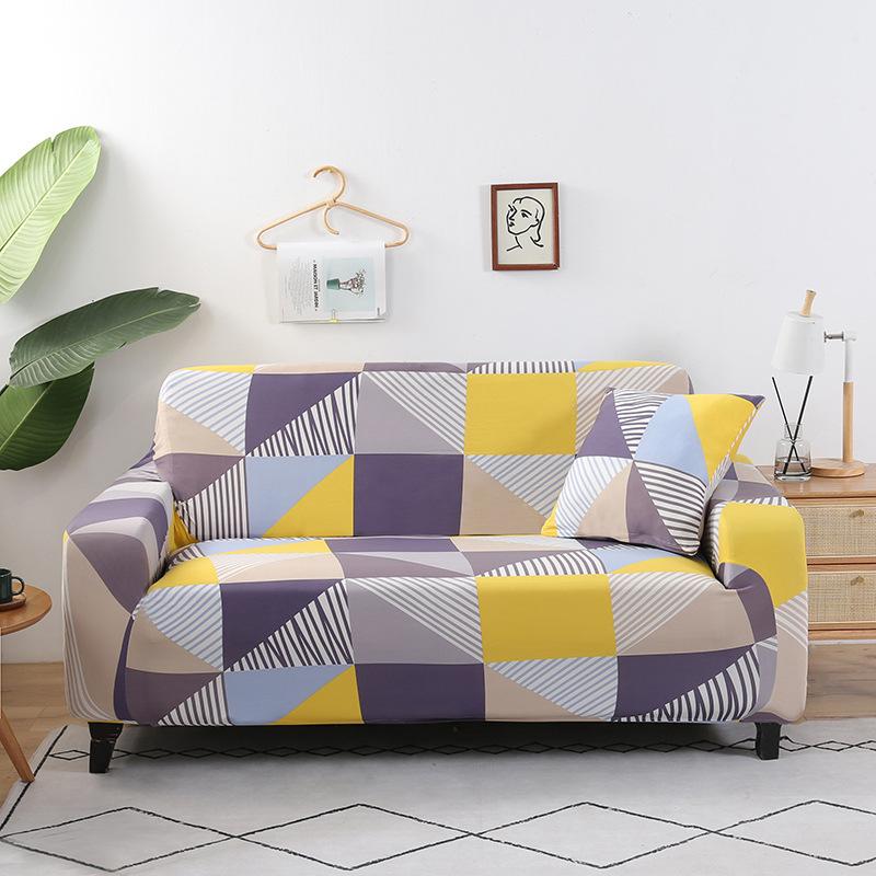 Non-Slip Stretch Sofa Cover All-Inclusive Full Covering Fabric Craft Old-Fashioned Sofa Slipcover for Combination Sofa Cushion