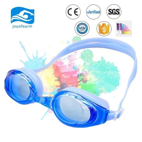 Professional Racing Swimming Goggles Anti-Fog Sports Eyewear with Waterproof Storage Box синий