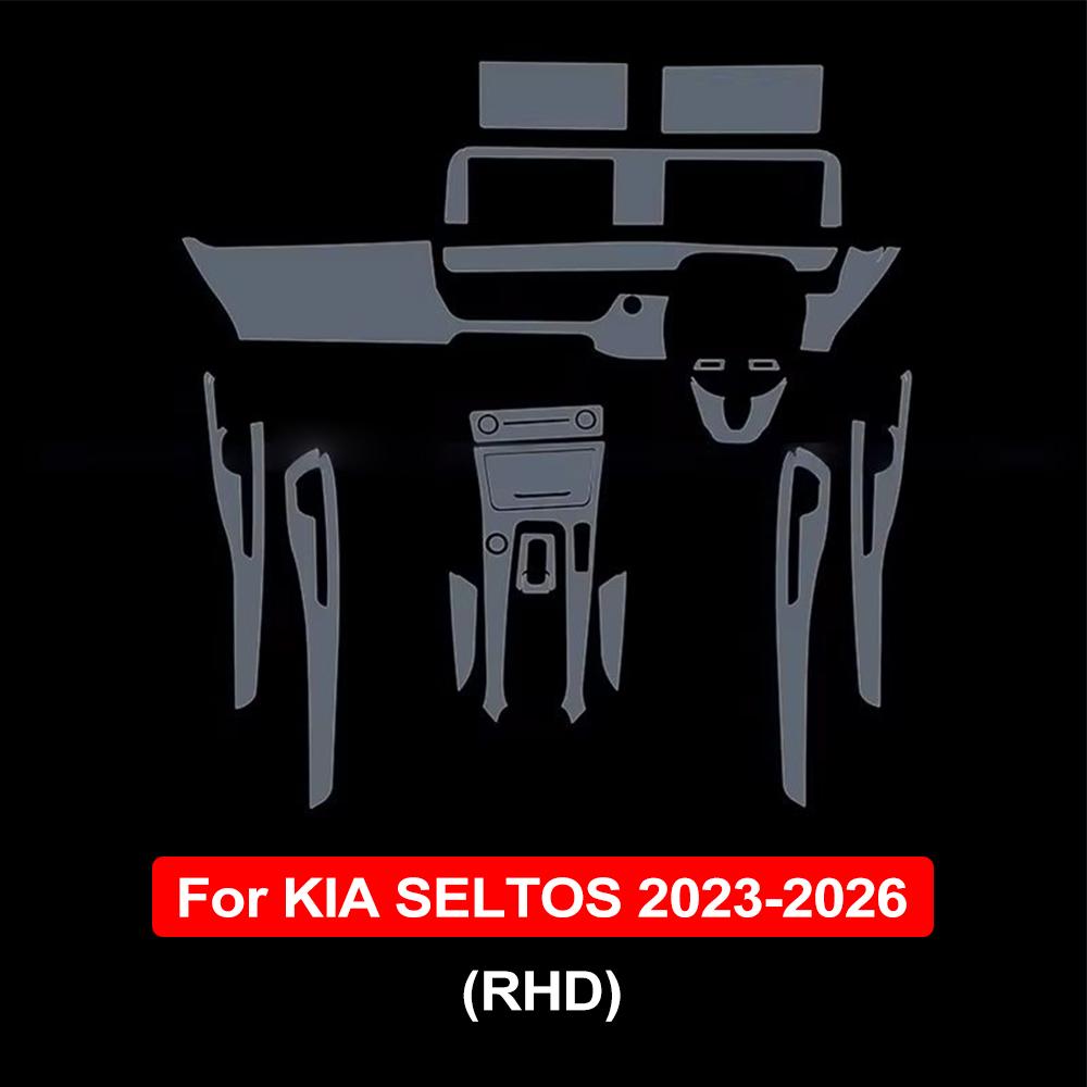 

Car Transparent TPU Pre Cutting Film For Kia Seltos 2026-2026 Dashboard Multimedia Navigation Anti-Scratch PPF Protection Cover