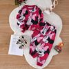 Children's Cartoon Print Long Sleeved Sweatshirt And Sweatpants Set