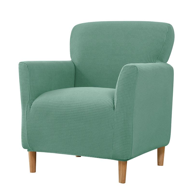1Pc Armchair Cover Removable Stretch Tub Arm Chair Slipcover Solidastic Single Sofa Slipcovers For Study Bar Counter