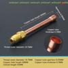 [C]45 Degree SAE 1/4" 3/8" 1/2" 5/8" 3/4" Flare Connector With Copper Tube Brass Pipe Fitting Connector Adapeter