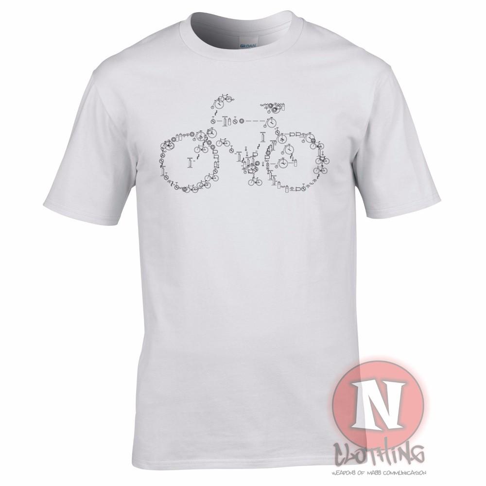Bicycle TShirt Cycling Bikes Cyclist Retro Bike Motif Tee Tshirt S