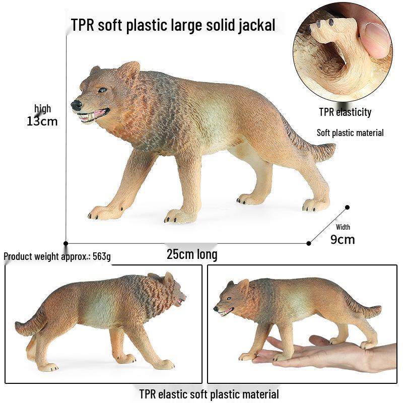 Large TPR Wolf Jackal Model for Science Education and Decoration