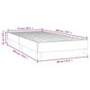 Box Spring Bed Frame Dark Grey 80 x 200 cm Velvet