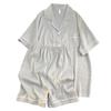 Men's Cloud Cotton Solid Color Short Sleeve Pajama Set