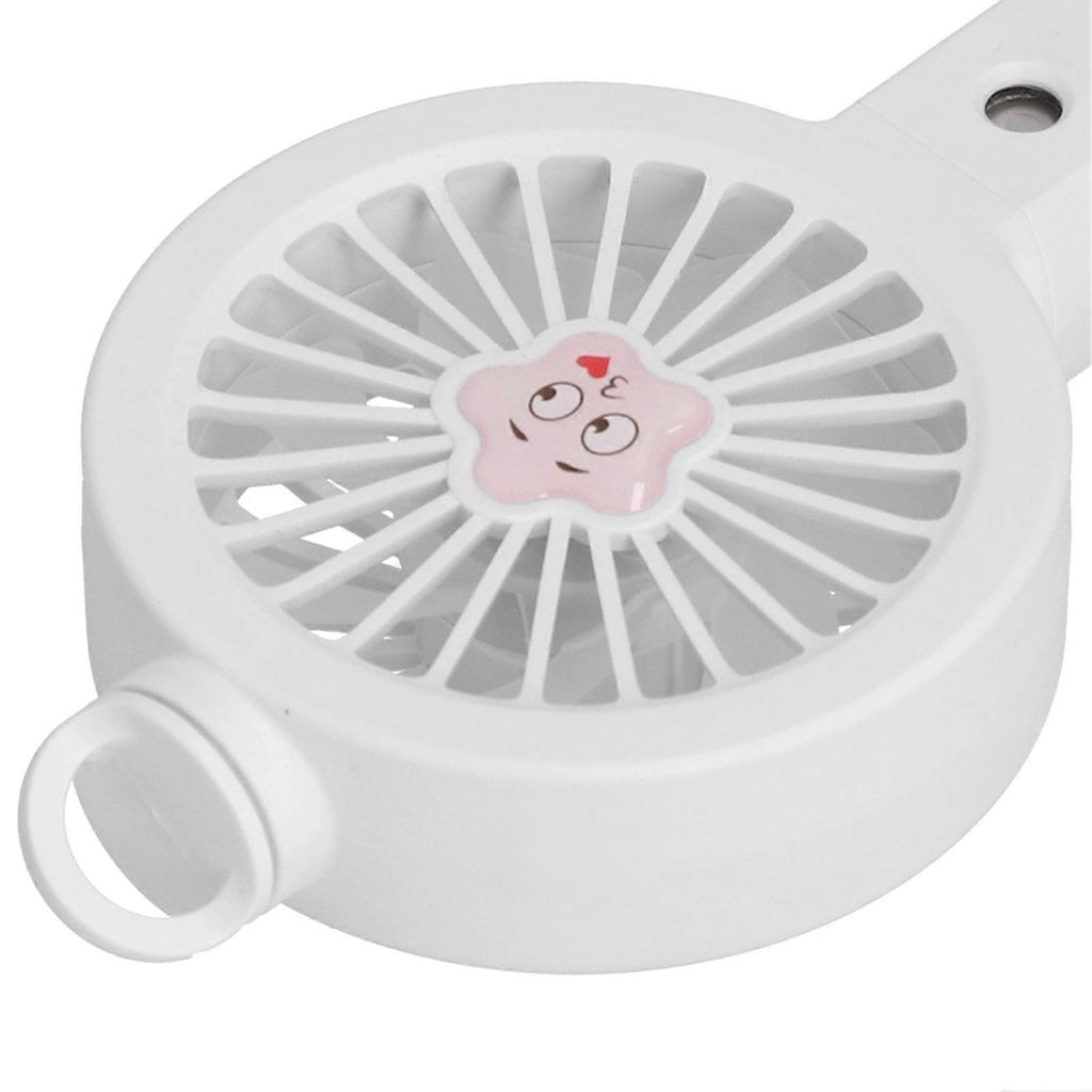 Handheld Cartoon Cute Spray Fan Home Travel Portable Skin Moisturizing Misting Fan White