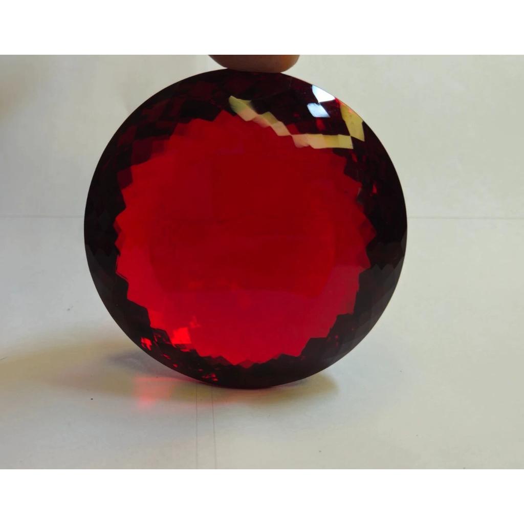 Natural Red Topaz 749.85 Ct Round Cut Certified Stunning Loose Gemstone