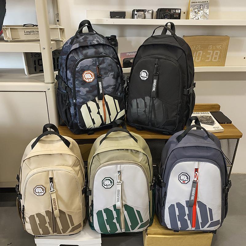 Backpack Men's Schoolbag Large Capacity Student Campus Backpack