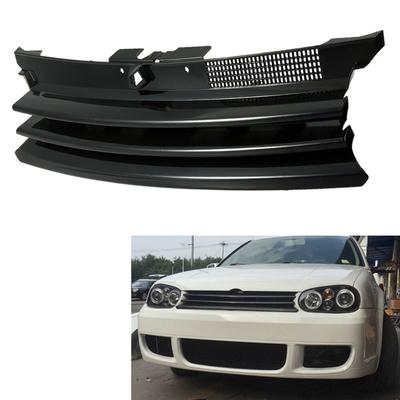 Zwarte Auto Grille Voor Motorkap Grille Voor-VW Volkswagen GOLF 4 MK4 GTI R32 1997-2004 1J0853655G