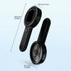 2‘’ Digital Microscope 100X Zoom Magnifying Glass with 8 LED Light Rechargeable Illuminated Magnifying Glass for Seniors Reading