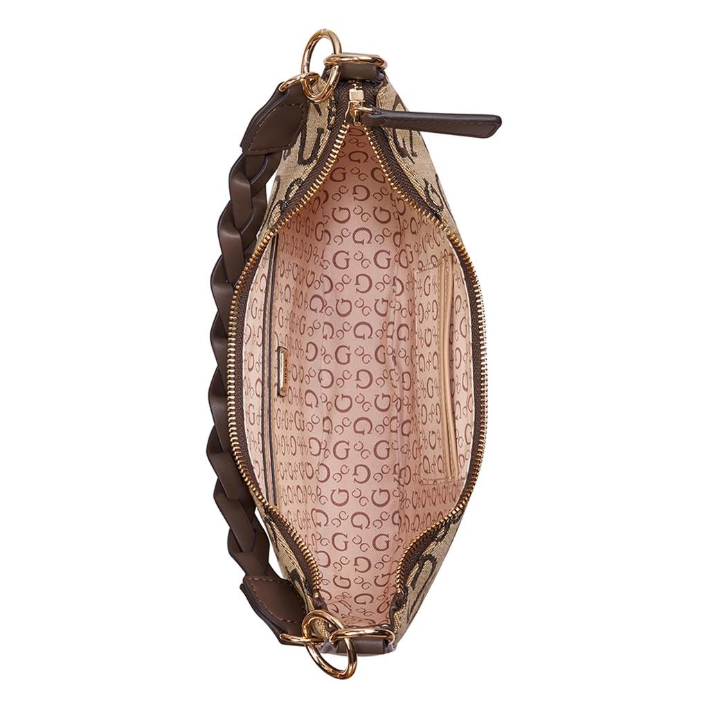 Guess MG947669 Half Moon Bag Women's Handbag/Shoulder (Brown)