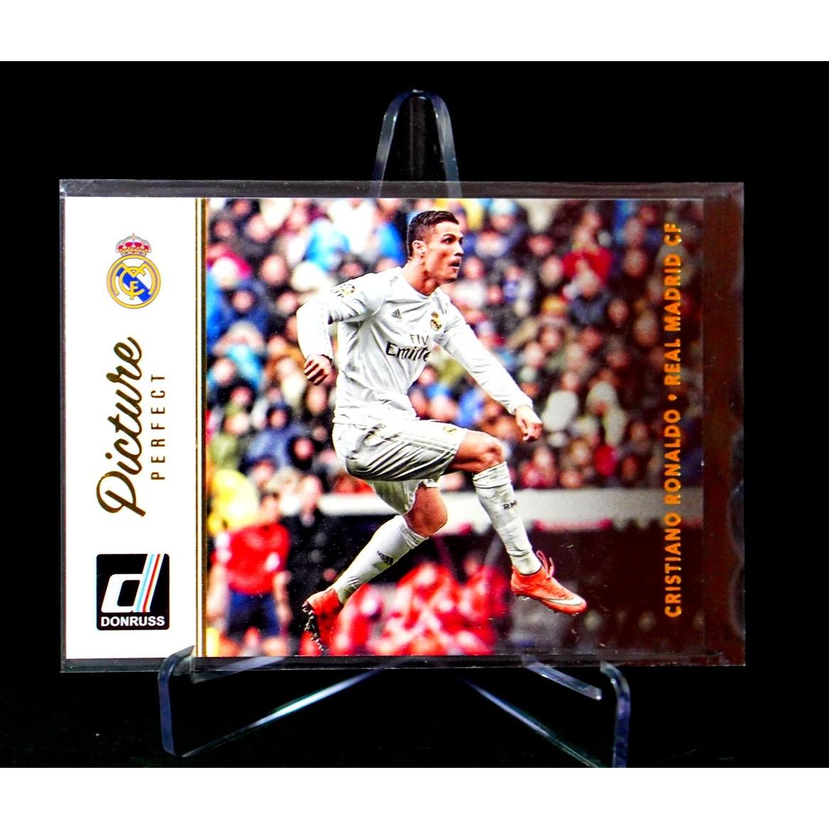 Used Cristiano Ronaldo Donruss Picture Perfect Real Madrid Soccer Card