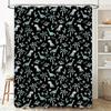 Trendy Dinosaur Shower Curtain Waterproof Printed Fabric Perfect Bathroom Decor For Kids Room Or Guest Bathrooms Available In Mu