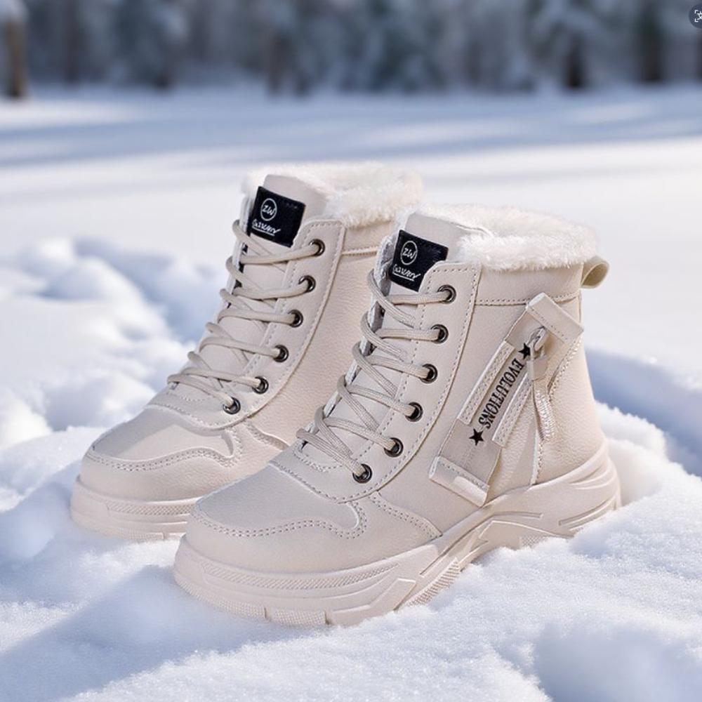 

Женские новые зимние сноубутсы с плюшем и утолщенные ботинки Мартина, высокие хлопковые ботинки 43 хаки