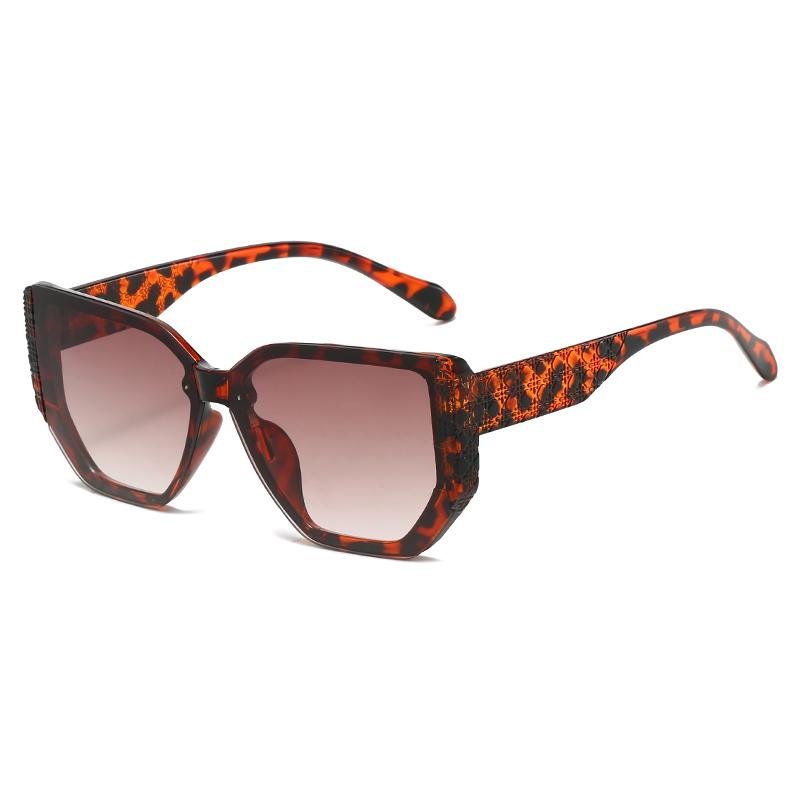 Retro Fashion Square Lady Sunglasses Large Frame Classic Vintage Women Men Sun Glasses Outdoor Driving Man Sunglasses Uv400