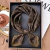 Small square scarf silk scarf women's spring and autumn matching shirt work professional wear neck protection scarf thin scarf scarf yarn 71x71