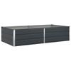 Planter Anthracite 195 X 100 X 45 Cm Galvanized Steel